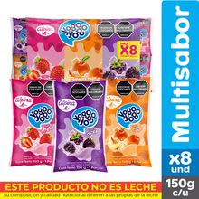 Yogo yogo ALPINA Multisabor 8 unds x150 g c/u