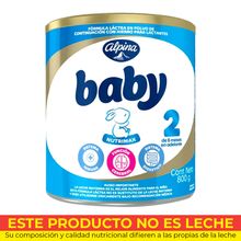 Fórmula infantil ALPINA baby nutrimax etapa 2 x800 g