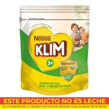 Alimento lácteo KLIM 3+ prebio x1000 g