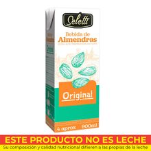 Bebida SELETTI almendras x900 ml