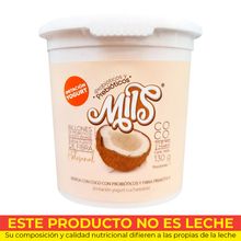 Yogurt MILS coco sin  lácteos cuchareable x130 g