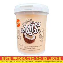 Yogurt MILS coco sin  lácteos cuchareable x450 g