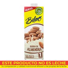 Bebida BILAC almendra vegetal x1000 ml