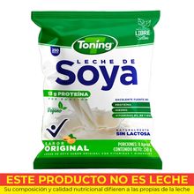 Leche de soya TONING x250 g