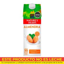 Bebida almendras NATURES HEART x946 ml