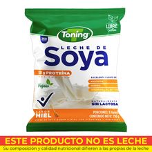 Leche de soya TONING sabor miel x250 g