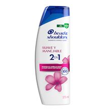 Shampo HEAD & SHOULDERS 2en1 suave manejable x375 ml