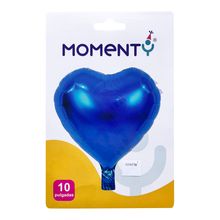 Globos MOMENTY 10" corazón azul rey JARH3264-AZ
