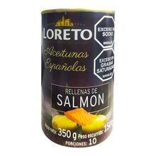 Aceituna LORETO rellenas de salmón x350 g