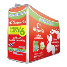 Leche ALQUERIA original pague 5 lleve 6 x1300 ml c/u