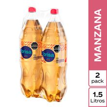 Agua BRISA manzana 2 unds x1500 ml c/u