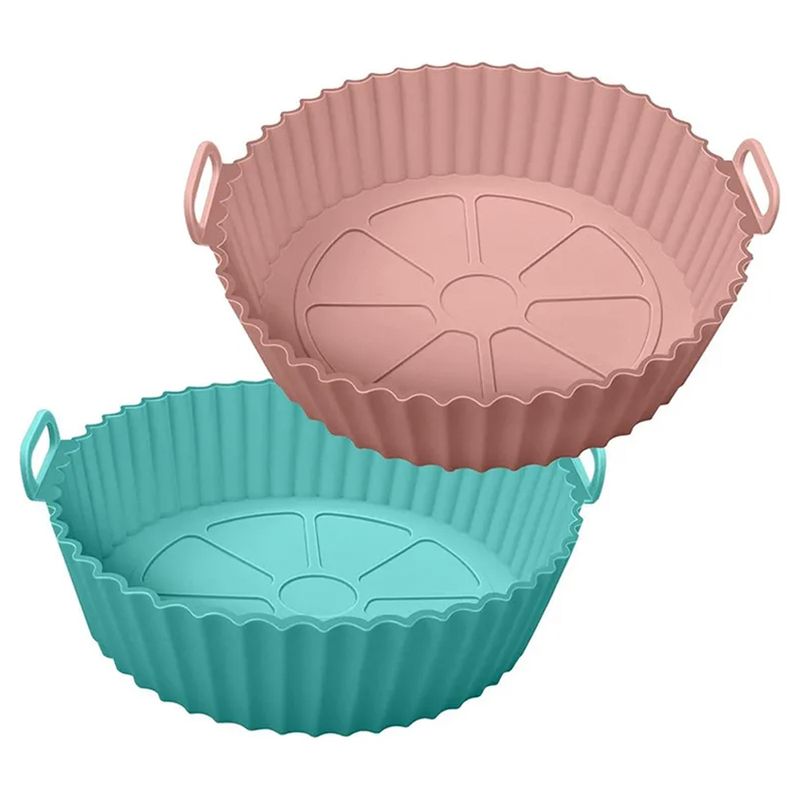Molde-Plato-Tapete-Silicona-Para-AirFryer-Freidora-De-Aire