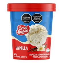 Helado CREM HELADO vainilla x600 g