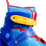 Patines-en-Linea-Aluminio-Azul-Rojo-Ajustables-35-38-Sonic-5