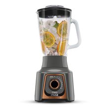 Licuadora 8 Velocidades Powermix Glass Imusa Vaso de Vidrio 550 Watts Color Negro