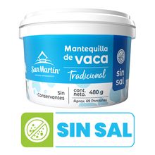 Mantequilla vaca SAN MARTÍN sin sal x480 g