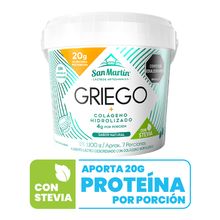 Yogurt SAN MARTÍN griego colágeno hidrolizado x1100 g