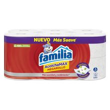 Papel higiénico FAMILIA acolchamax  mega 12 rollos x355,2 metros