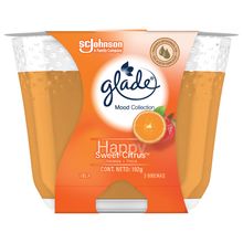 Ambientador GLADE vela citricos dulces