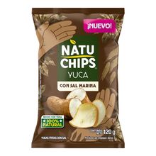 NATUCHIPS Yuca con Sal Marina x120 g