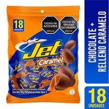 Chocolatina JET caramelo x108 g
