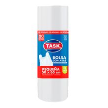 Bolsa para basura TASK blancas 50x65 x20 unds