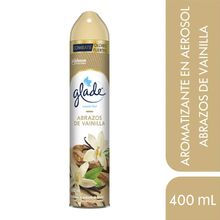 Ambientador GLADE aerosol abrazos Vainilla x400 ml