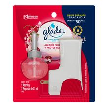 Ambientador GLADE plugins x21 ml + unidad decorativa frutos rojos