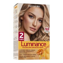 Tinte LUMINANCE rubio muy claro 2 tubos N.° 9.0