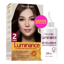 Tinte LUMINANCE castaño oscuro + revelador precio especial N.° 3.0