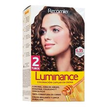 Tinte LUMINANCE rubio oscuro dorado caoba 2 tubos N.°6.35