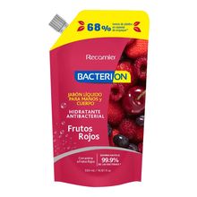 Jabón líquido BACTERION frutos rojos x500 ml