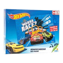 Rompecabezas RONDA hot wheels 100 piezas