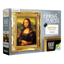 Rompecabezas RONDA obras de arte mona lisa 1000 piezas