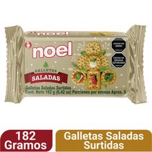 Galleta NOEL navidad salada surtida x182 g