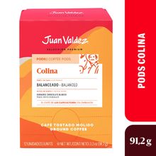 Café JUAN VALDEZ plegadiza pods colina x12 sobres