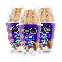 Yogurt SAN FERNANDO con cereal flips 3 unds x170 g c/u