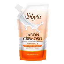 Jabón líquido SIBYLA cremoso avena x1000 ml