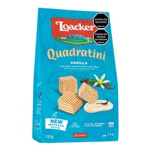 Galleta LOACKER quadratini vainilla x125 g