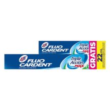 Crema dental FLUOCARDENT triple acción x50 ml gratis crema dental x22 ml