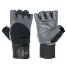Guantes De Pesas Iron First Everlast Gris Negro
