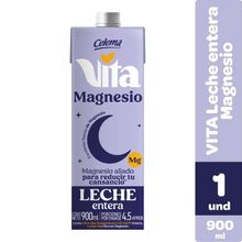 Leche entera CELEMA vita magnesio UHT x900 ml