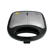 Sanduchera Grill Antiadherente 2 Puestos Mertec MT-020S Negro