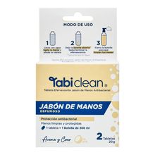 Jabón de manos TABI CLEAN repuesto x2 tabletas
