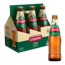 Cerveza CUSQUEÑA trigo 6 unds x330 ml c/u