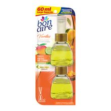 Ambientador BONAIRE varitas frutas del caribe 2 unds x60 ml c/u