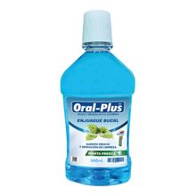 Enjuague bucal ORAL PLUS menta fresca x500 ml