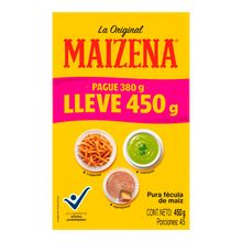 MAIZENA corriente pague 380 g lleve 450 g