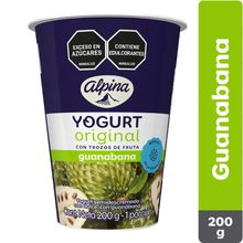 Yogurt ALPINA original guanábana x200 g