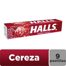 Caramelo HALLS cherry liptus x25.2 g